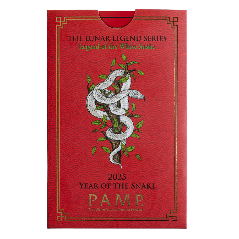 2025 Lunar Year of the Snake - Legend of the White Snake 1oz Gold Bar