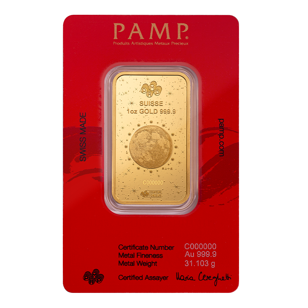 2025 Lunar Year of the Snake - Legend of the White Snake 1oz Gold Bar
