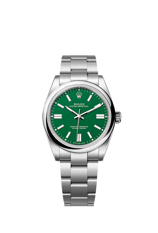 Rolex Oyster Perpetual 41 134300 Stainless Steel Dial Green Dial