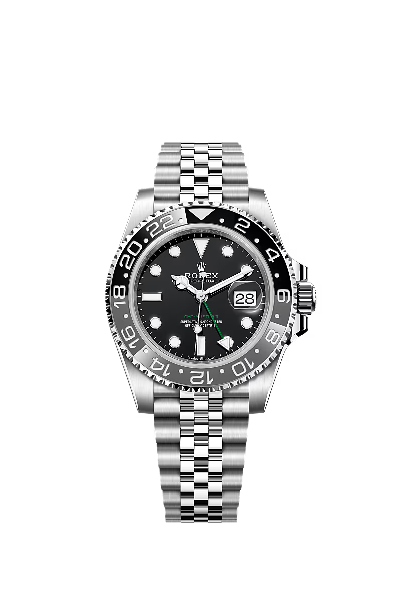 ROLEX GMT-Master II Watch 126710GRNR Jubilee "Bruce Wayne"