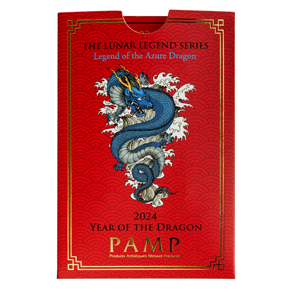 Year of the Dragon - Legend of the Azure Dragon 1oz Gold Bar