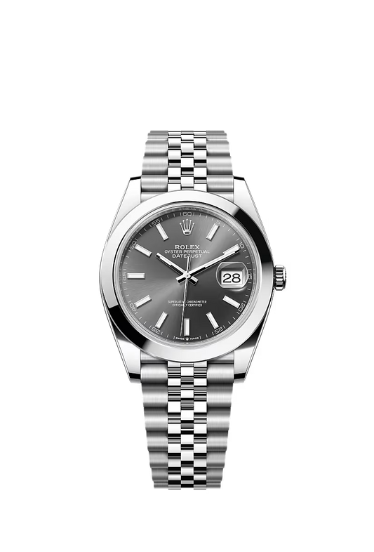 Rolex Datejust 41mm Stainless Steel 126300 Rhodium