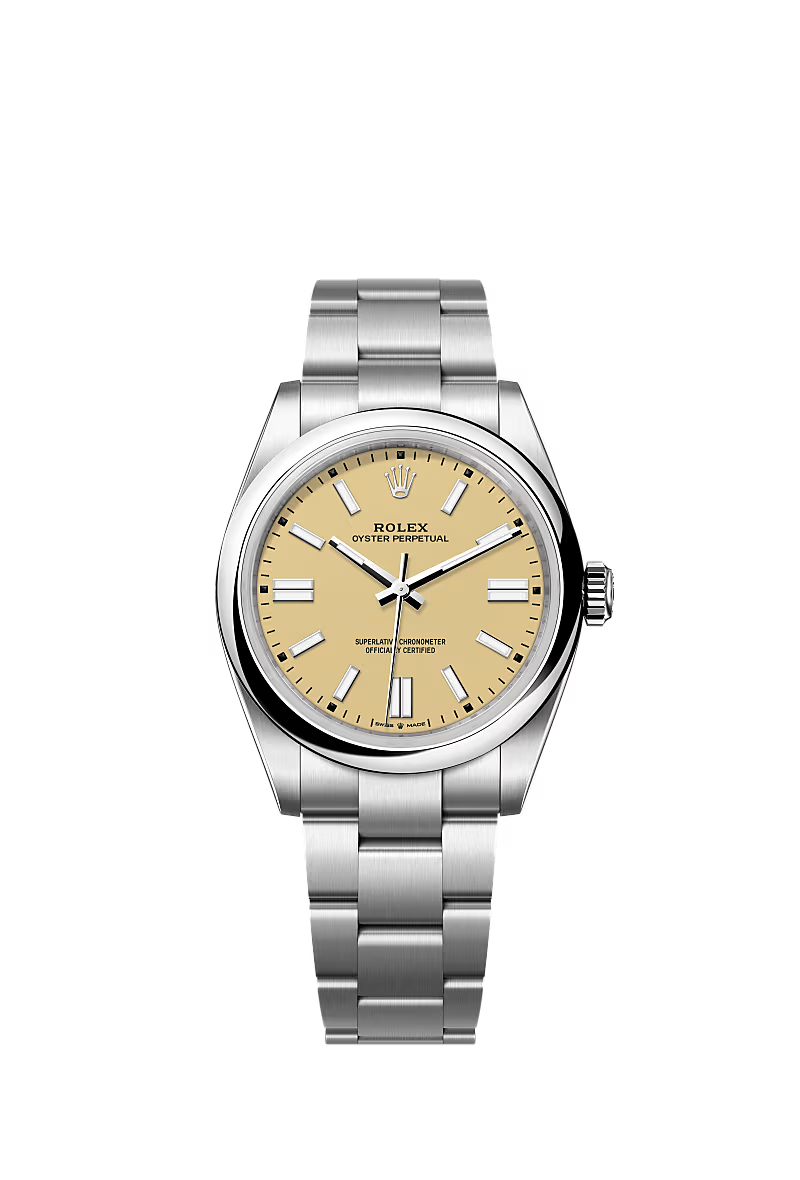Rolex Oyster Perpetual 41 134300 Stainless Steel Dial Beige Dial