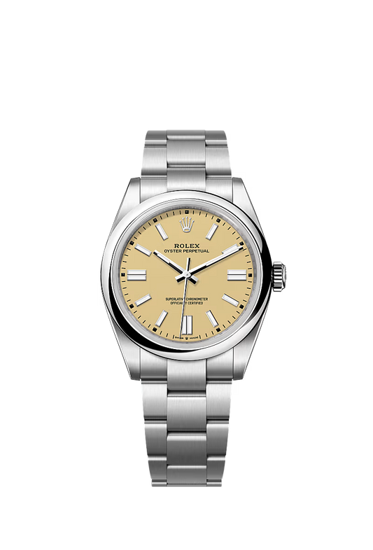 Rolex Oyster Perpetual 41 134300 Stainless Steel Dial Beige Dial
