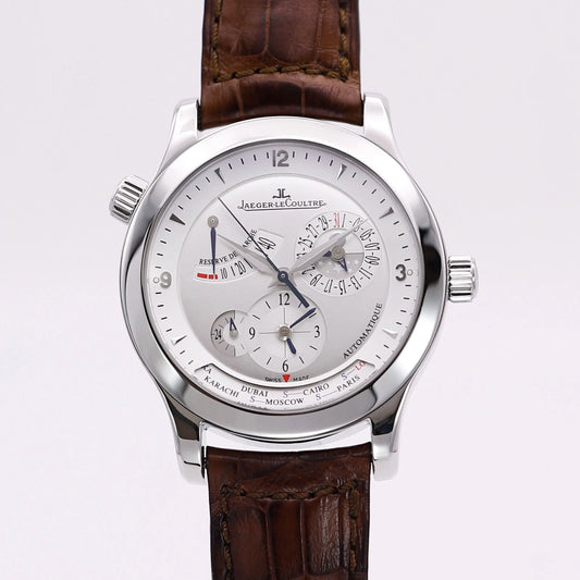 JAEGER LECOULTRE MASTER CONTROL MASTER GEOGRAPHIC 40MM SS Q1508420 147.8.57.S