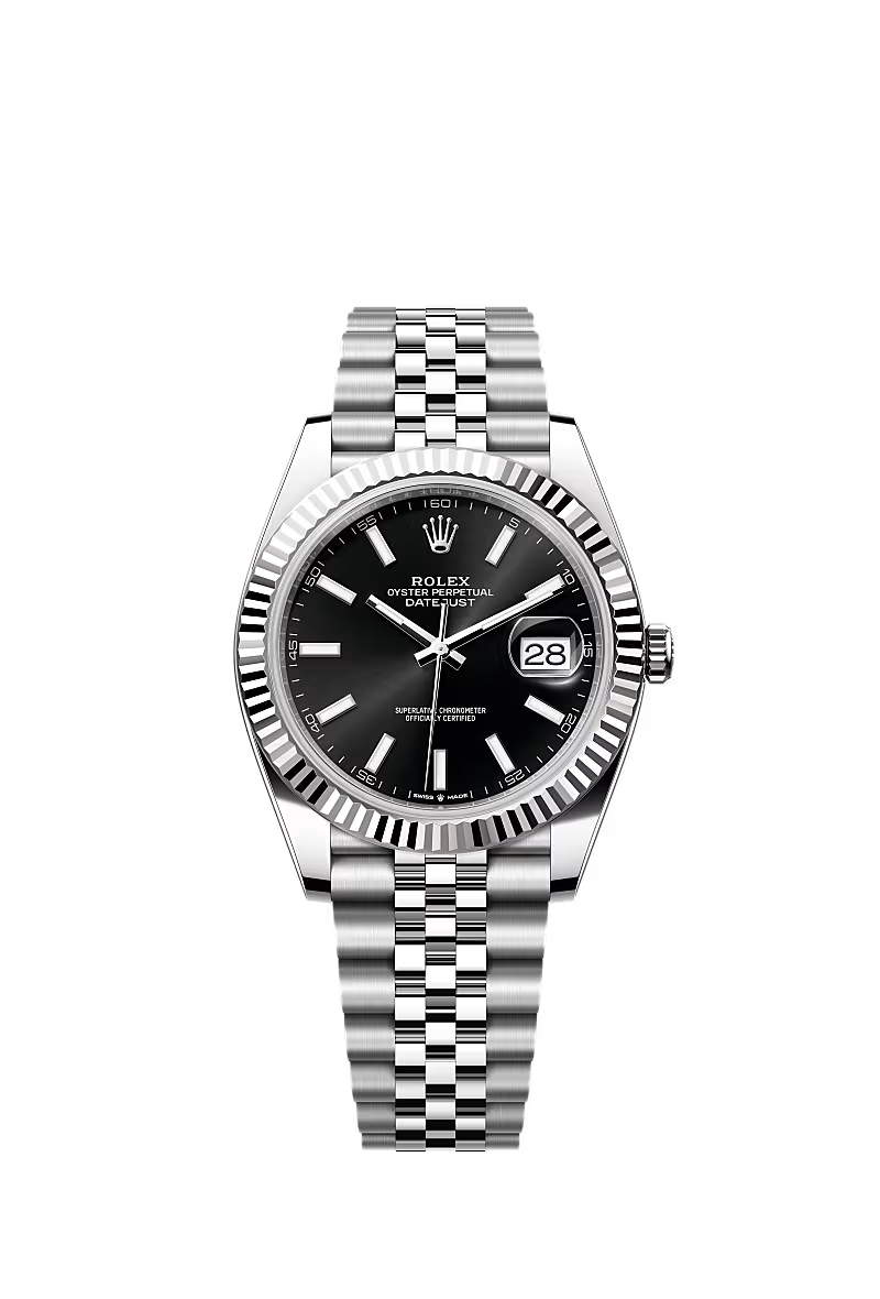Rolex Datejust 41 126334 Stainless Steel Black Dial Jubilee Bracelet