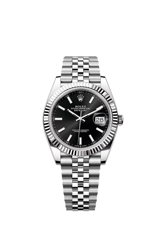 Rolex Datejust 41 126334 Stainless Steel Black Dial Jubilee Bracelet