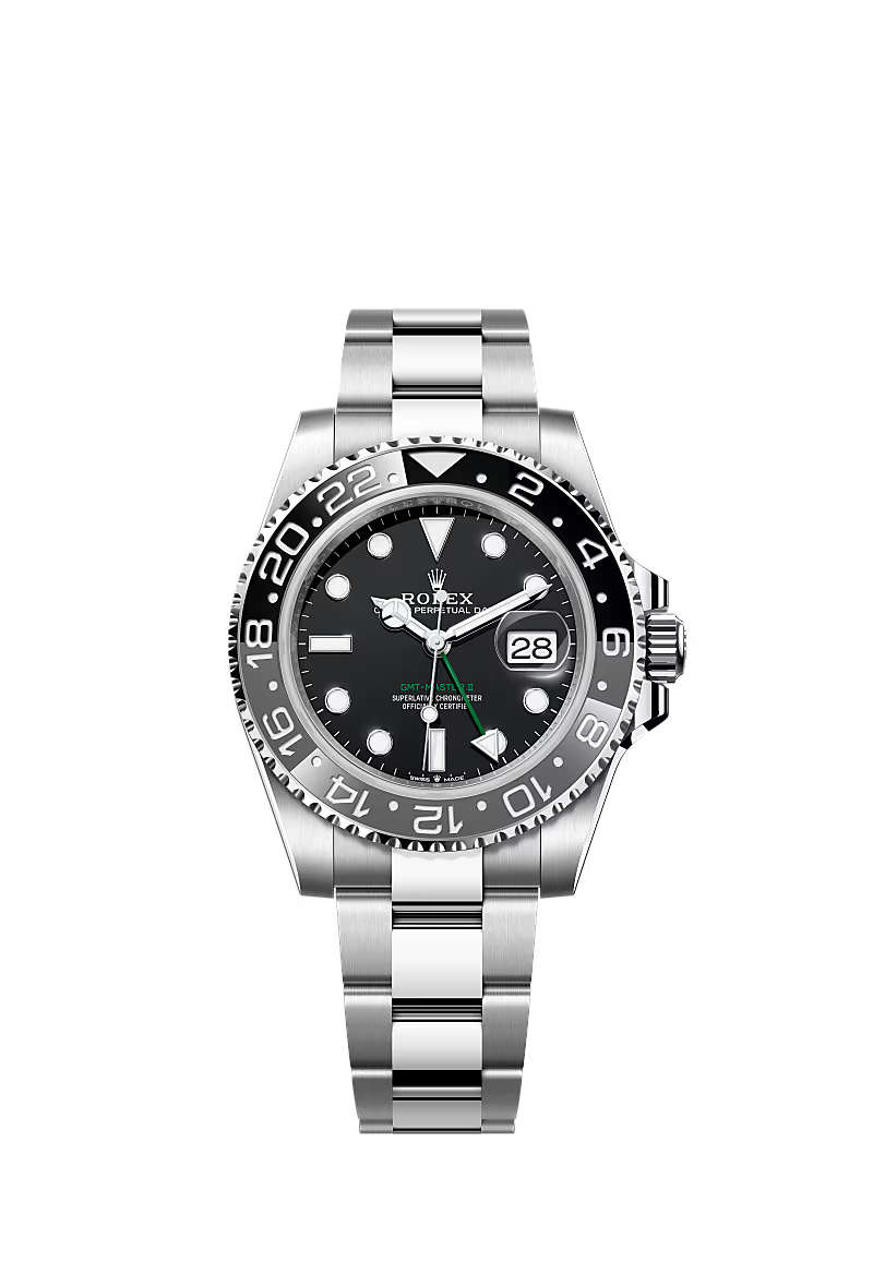 Rolex GMT-Master II "Bruce Wayne" Steel Jubilee Black Dial 40mm Ref. 126710GRNR-0003