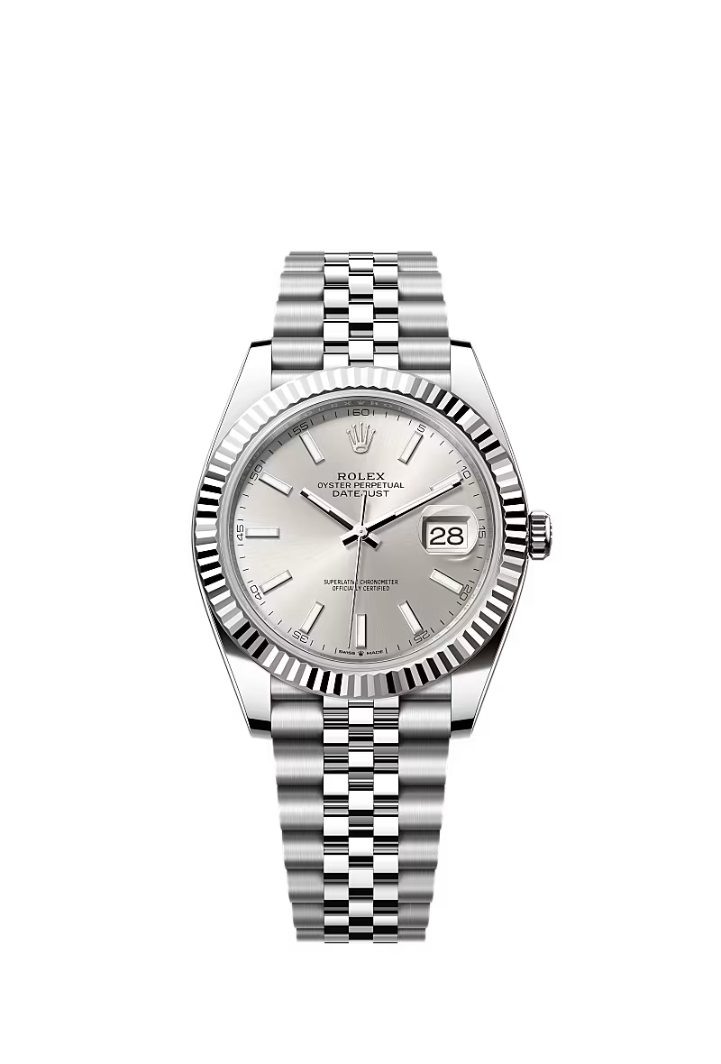 Rolex Datejust 41 126334 Stainless Steel Silver Dial Jubilee