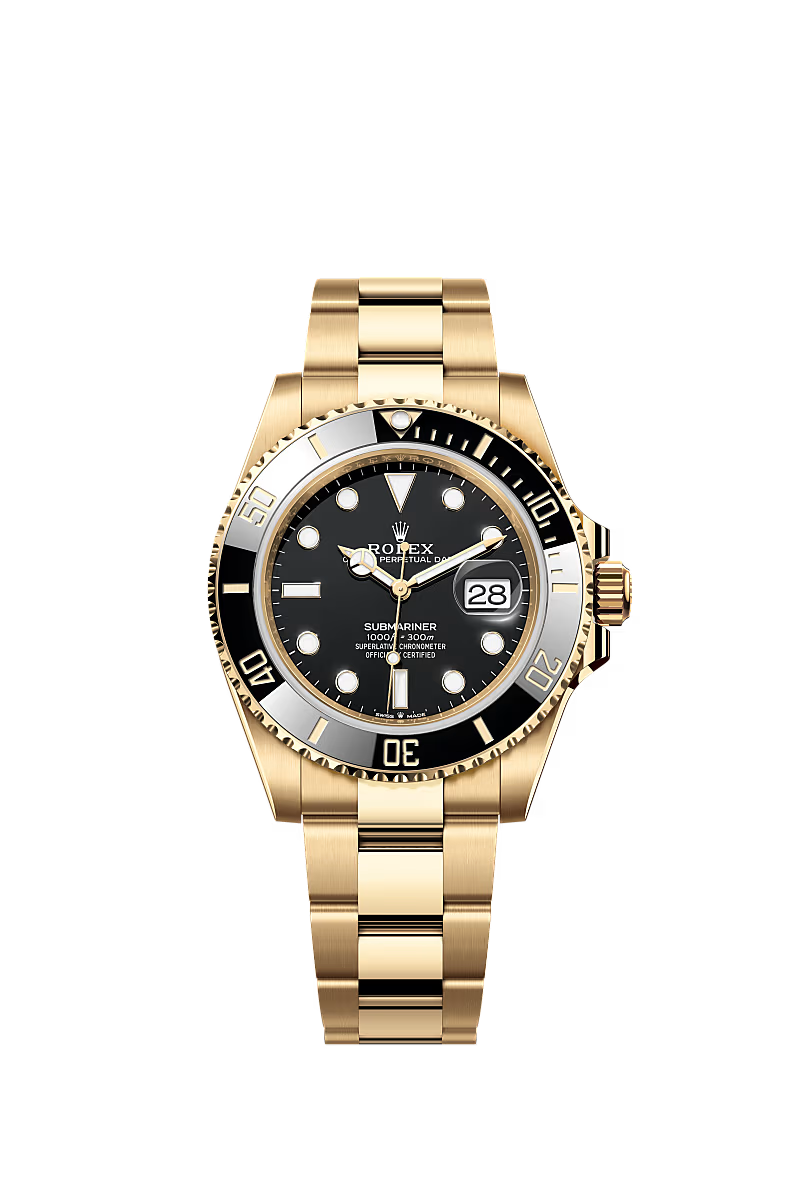 Rolex Submariner Date  Oyster, 41 mm, yellow gold  Reference 126618LN