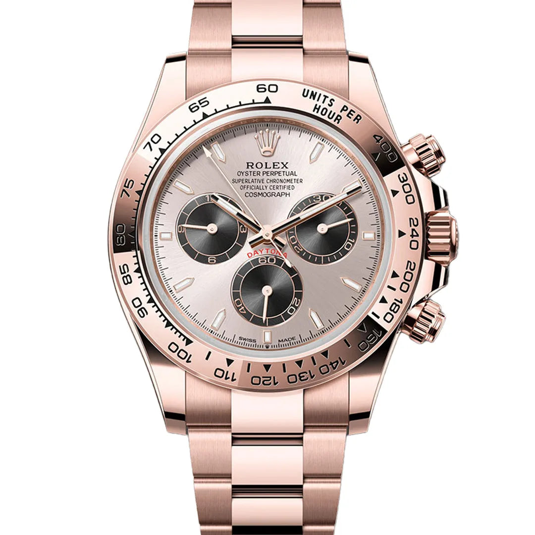 ROLEX Daytona Sundust Dial Everose Gold Oyster Watch 126505