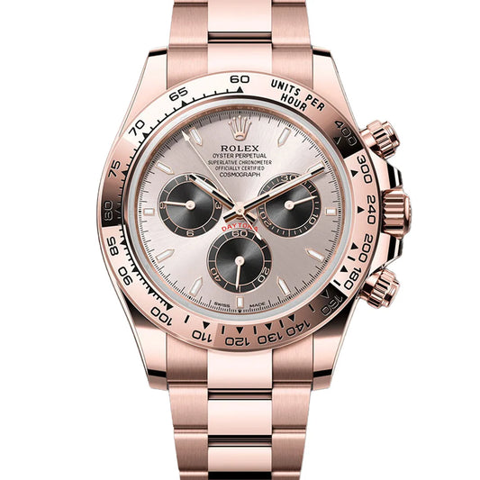 ROLEX Daytona Sundust Dial Everose Gold Oyster Watch 126505