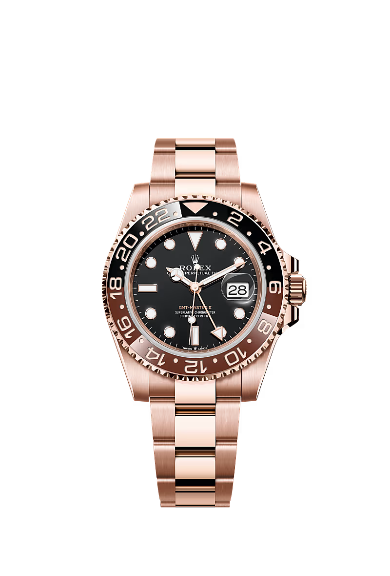 Rolex GMT-Master II  Oyster, 40 mm, Everose gold  Reference 126715CHNR