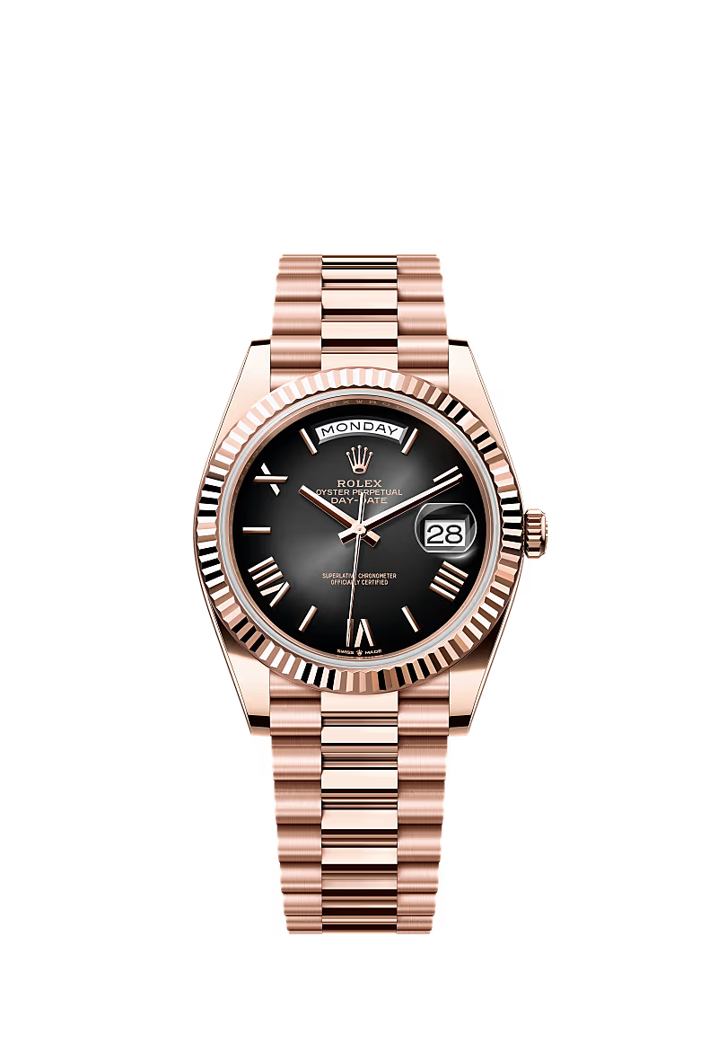 Rolex Day-Date 40  Oyster, 40 mm, Everose gold  Reference 228235