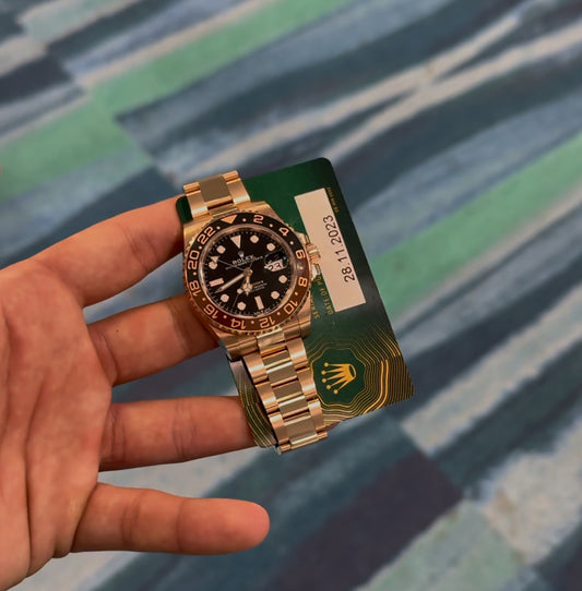 Rolex GMT-Master II “Root Beer” Everose Gold