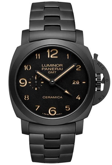 Panerai Luminor 1950 TUTTONERO - 3 Days GMT Automatic Ceramica - 44MM