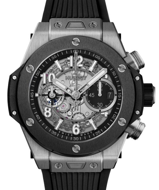 Hublot Big Bang Unico Titanium Ceramic 44mm Black 421.NM.1170.RX - BRAND NEW