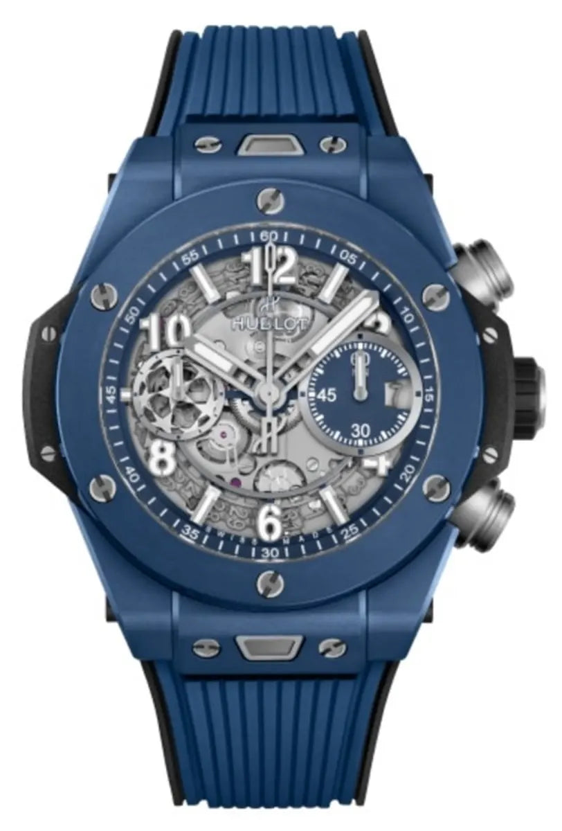 HUBLOT Big Bang Unico UEFA Champions League Limited Edition Skeleton Dial Rubber Strap Men's Watch 441.EX.5129.RX.UCL22