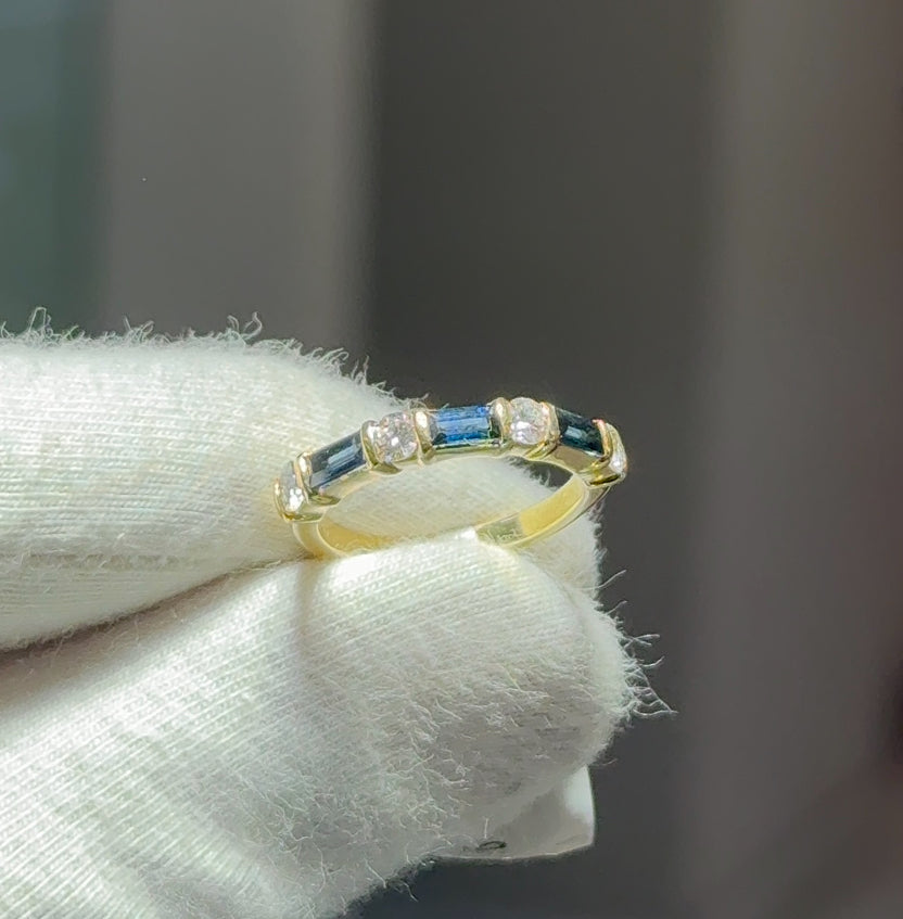 Yellow Gold 18ct Sapphire Ring