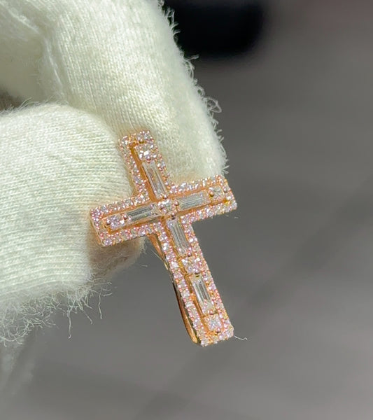 Rose Gold Cross 18 karat