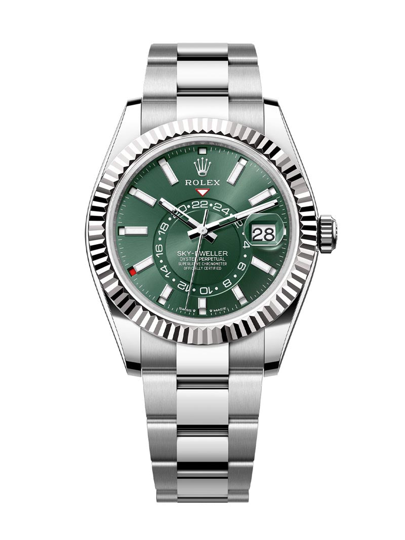 Rolex Sky-Dweller Mint Green Dial Watch 336934