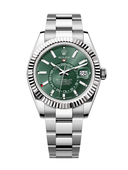Rolex Sky-Dweller Mint Green Dial Watch 336934