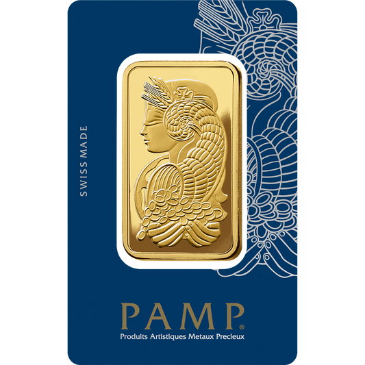 Lady Fortuna™ Gold Minted Bar - 50g