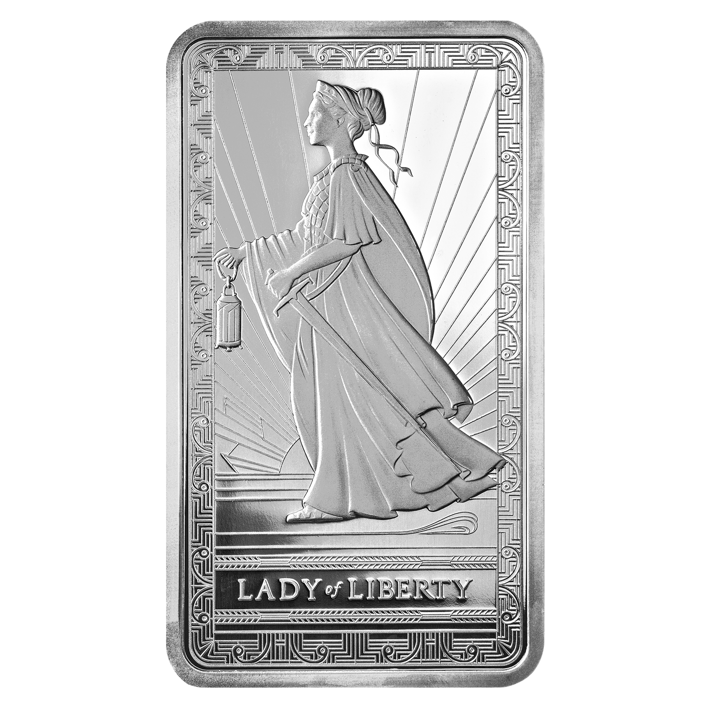 Lady of Liberty Silver Minted Bar - 10z